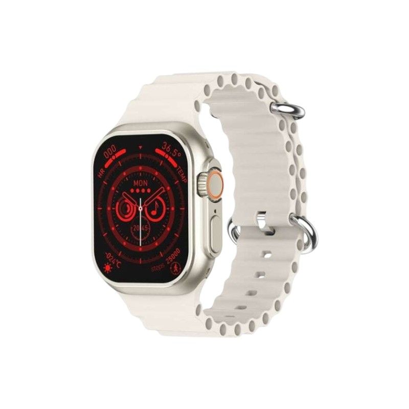Σετ Smartwatch με 7 λουράκια - UX7 - 260271 - White