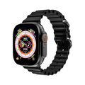 Σετ Smartwatch με 7 λουράκια και ακουστικά - T5000 Ultra3 - 260264 - Black
