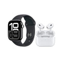 Σετ Smartwatch με ασύρματα ακουστικά Bluetooth & 7 λουράκια - S5000 Pro Max - 260240 - Black