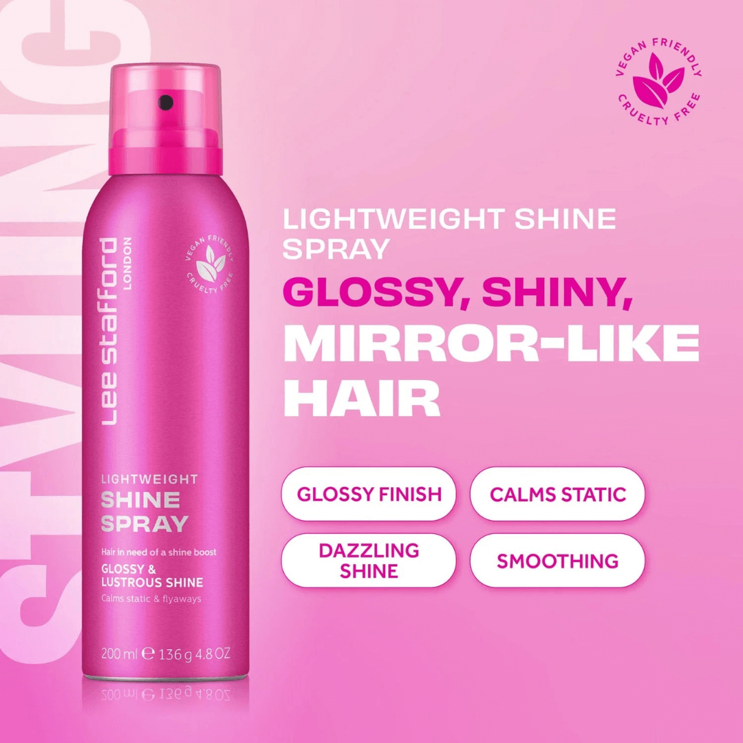 Σπρέι Λάμψης &amp; Ενυδάτωσης Μαλλιών-Lightweight Shine Spray 200ml | Lee Stafford