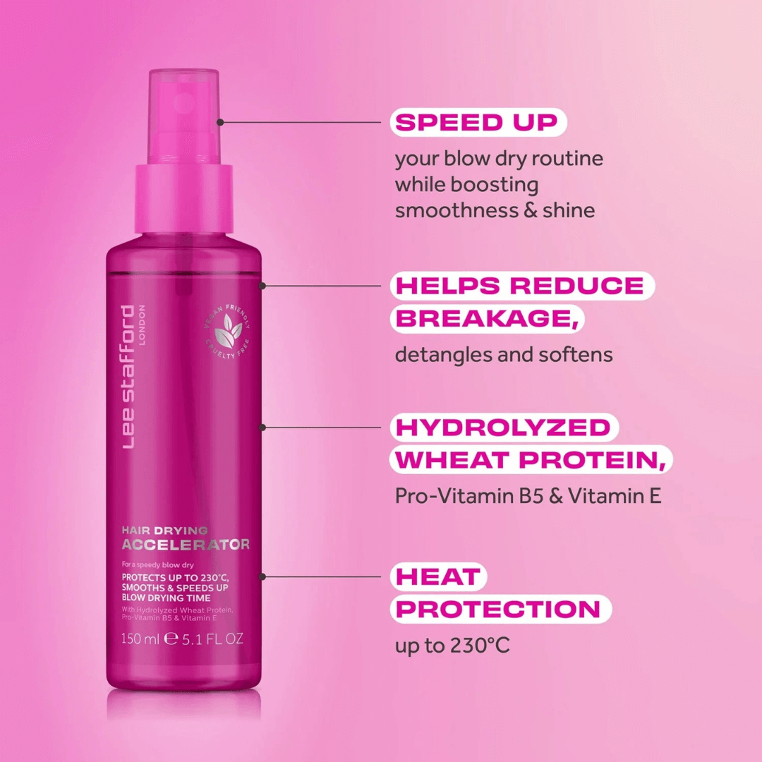 Σπρει Μαλλιών Για Γρήγορο Στέγνωμα - Hair Drying Accelerator 150ml | Lee Stafford
