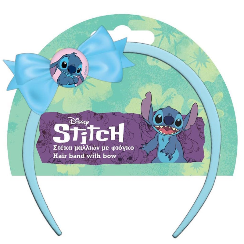 Stitch Στέκα Μαλλιών Με Φιόγκο
