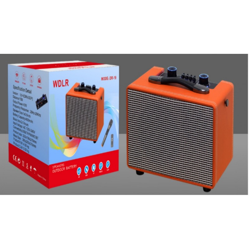 ΦΟΡΗΤΟ ΗΧΕΙΟ/WOOFER 6.5''/40W DR-16