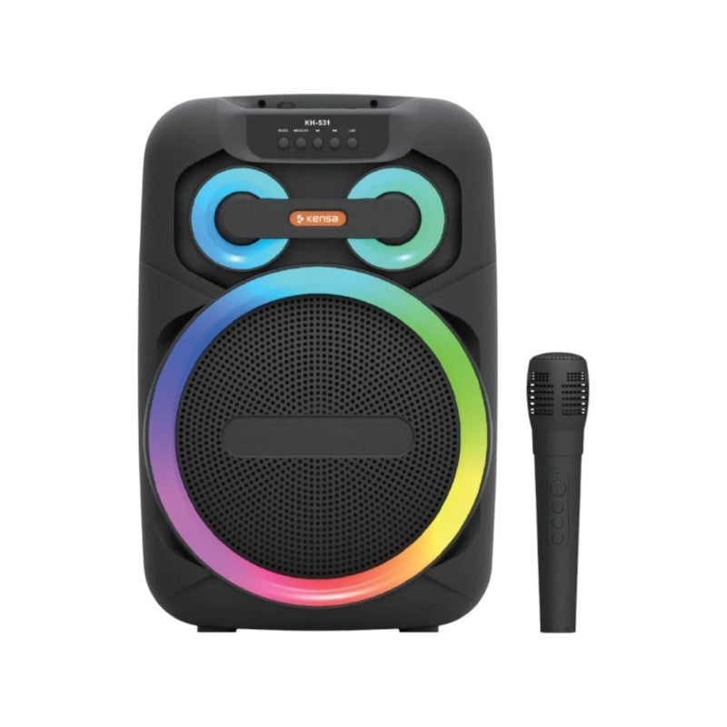 Φορητό ηχείο subwoofer με μικρόφωνο Karaoke - QS-12203 - 260370
