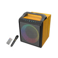 Φορητό ηχείο subwoofer με μικρόφωνο Karaoke - ZQS6155 - 160125 - Brown