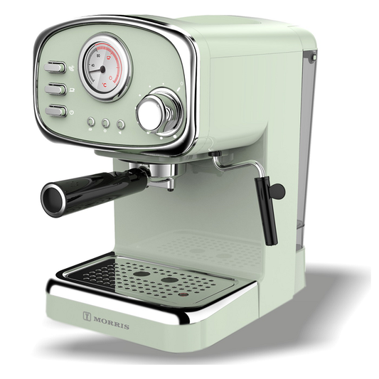 ΜΗΧΑΝΗ ESPRESSO MORRIS R20807EMG RETRO SERIES LIGHT GREEN