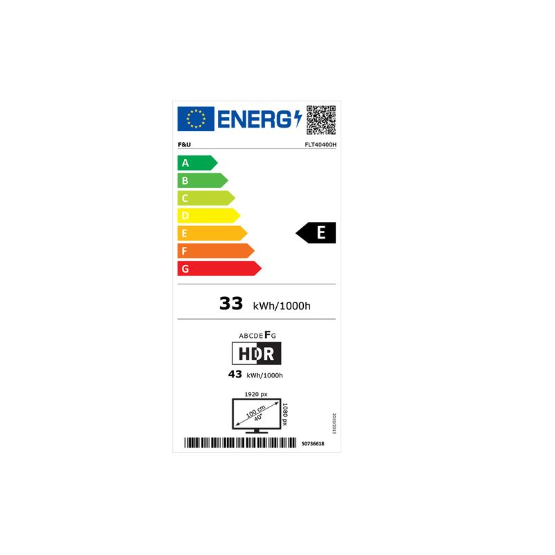 ΤΗΛΕΟΡΑΣΗ F&U LED 40" FULL HD Smart FLT40400H (TiVo)