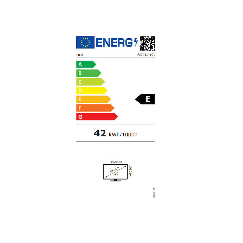 ΤΗΛΕΟΡΑΣΗ F&U QLED 43" Google FULL HD FLG43141QL