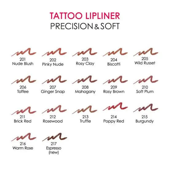 Tattoo Lipliner Precision & Soft | Golden Rose
