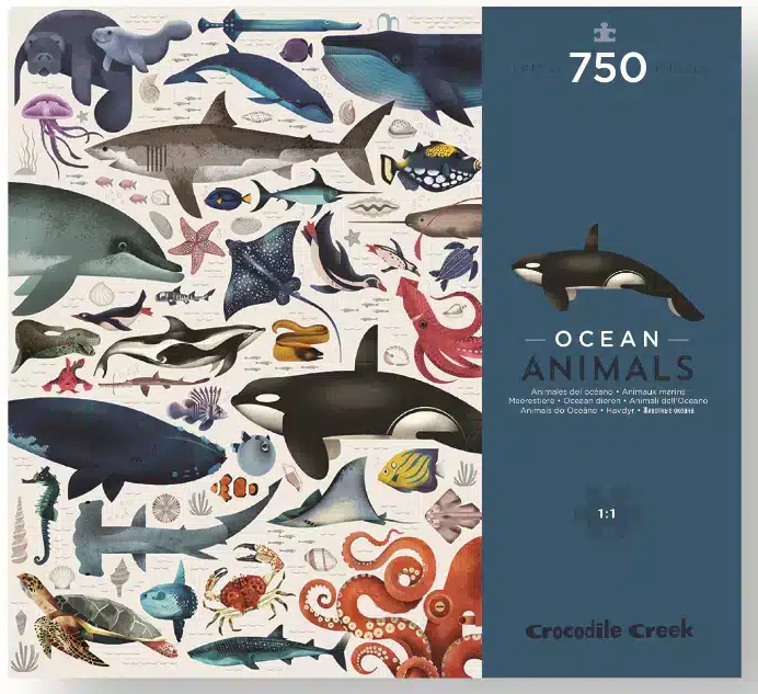 Crocodile Creek Παζλ 750 κομματιών “Ζώα της Θάλασσας”  BER-3876204