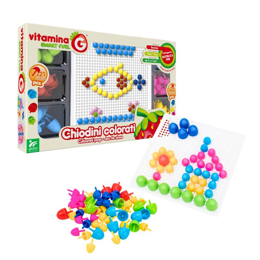 Vitamina G Μωσαϊκό με Πολύχρωμα Καρφάκια