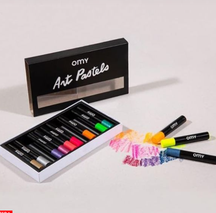 Σετ 12 πολύχρωμων μαρκαδόρων OMY Art Pastels CRA02