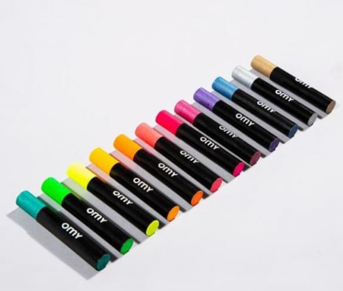 Σετ 12 πολύχρωμων μαρκαδόρων OMY Art Pastels CRA02