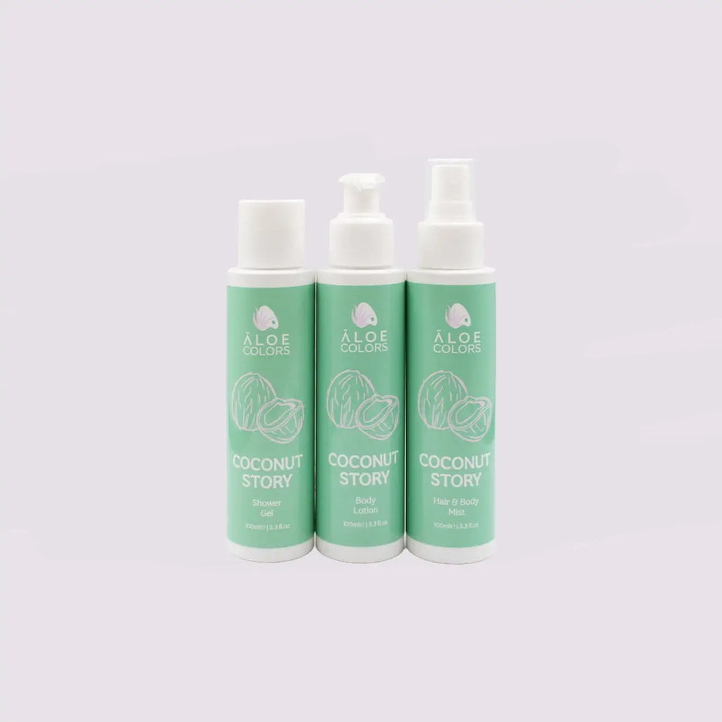 Summer Bag -Coconut Story- Shower Gel + Mist + Body Lotion | Aloe+ Colors