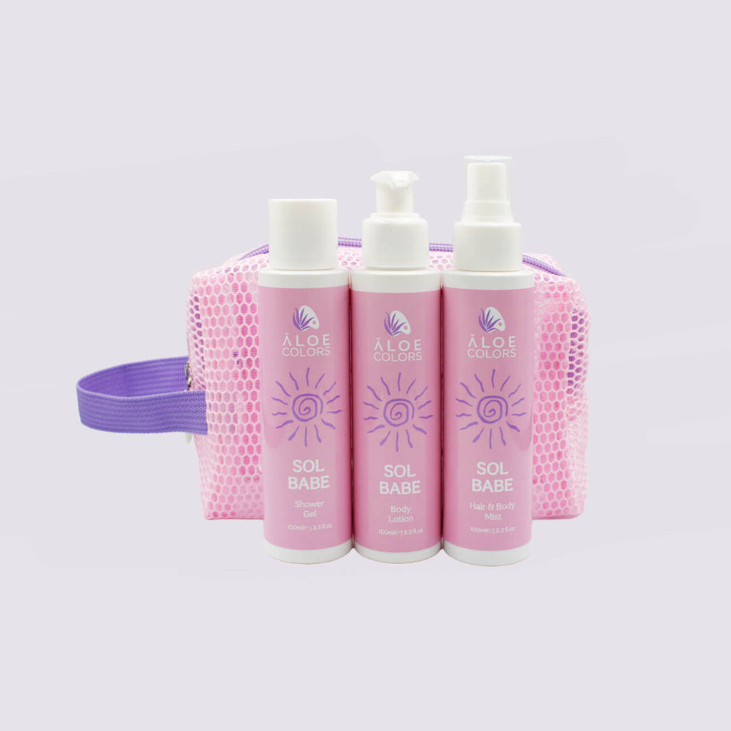 Summer Bag -Sol Babe- Shower Gel + Mist + Body Lotion | Aloe+ Colors