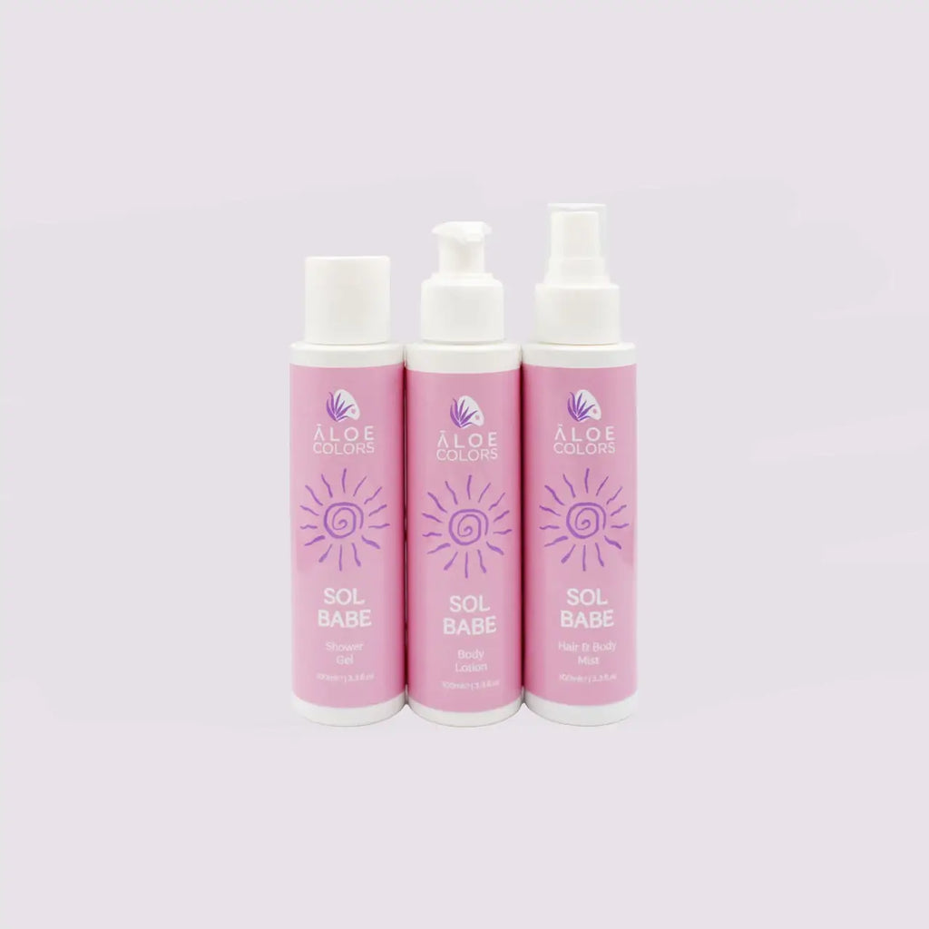 Summer Bag -Sol Babe- Shower Gel + Mist + Body Lotion | Aloe+ Colors
