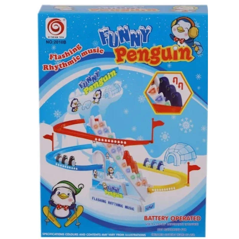Kider Toys Τσουλήθρα με Πιγκουινάκια