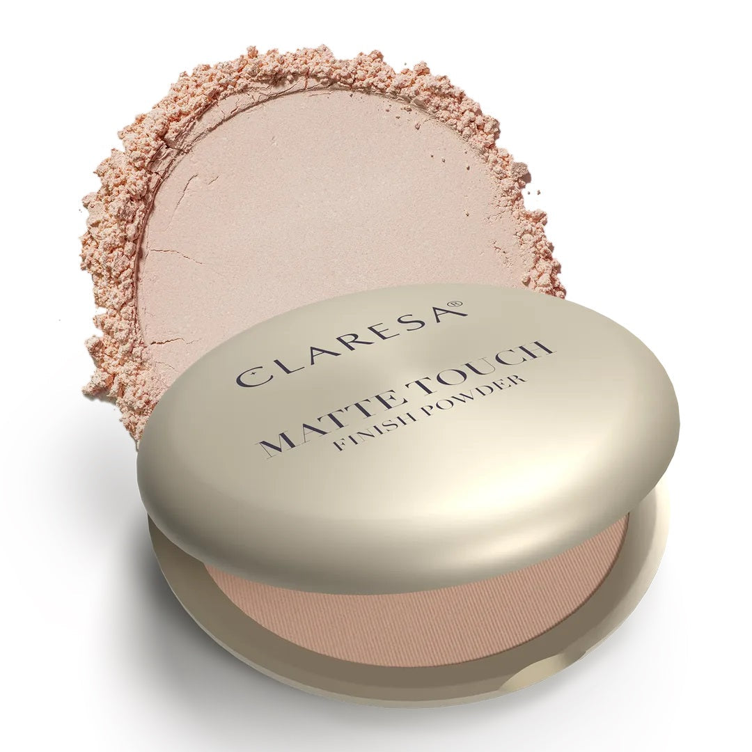 CLARESA | Matte Touch Pressed Powder 01 (10g) | Long-Lasting Finish & Shine Control | CMTPP01