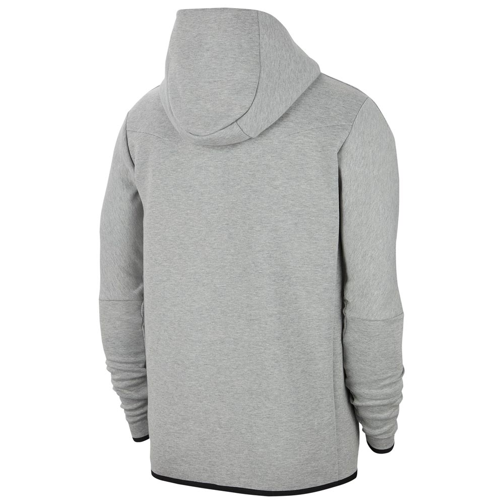 Nike Tech Fleece Ανδρική Φούτερ Ζακέτα με Κουκούλα και Τσέπες Heather Grey