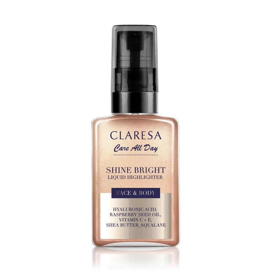 Claresa | SHINE BRIGHT Liquid Highlighter for Face & Body (50ml) | CL-SBLH