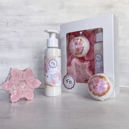 Baby Powder Christmas mini gift box
