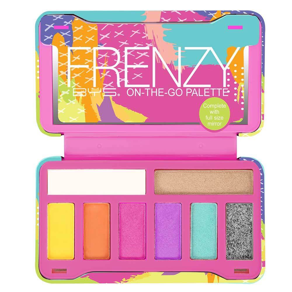 Eyeshadow &amp; Blush Palette Compact x8 Frenzy BYS