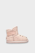 Conguitos Tecnobaby Barefoot Μποτάκια με Καρδιές Ροζ