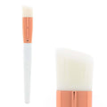 Brush Contouring Beveled Round White Collection BYS