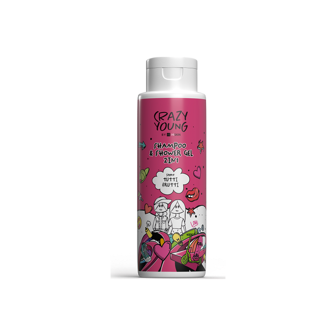 HiSkin | Crazy Young Shampoo & Shower Gel 2 in 1 'Tutti Frutti' 200ml | CYSSTF