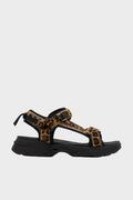 D.Franklin Flame Sandal Strips Leopard