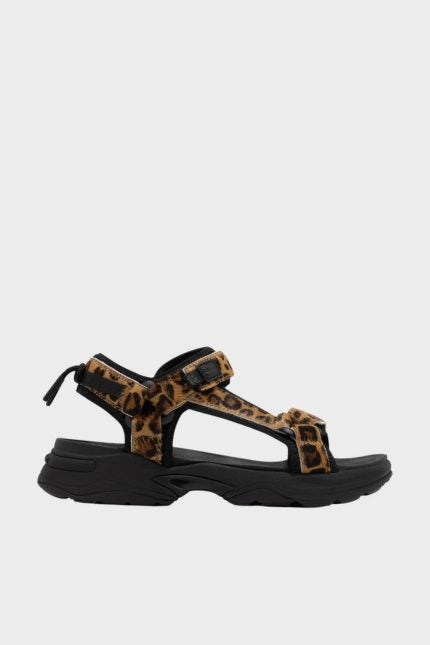 D.Franklin Flame Sandal Strips Leopard