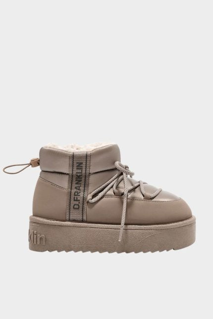 D.Franklin Μποτάκι Nordic V2 Bomb Low Taupe