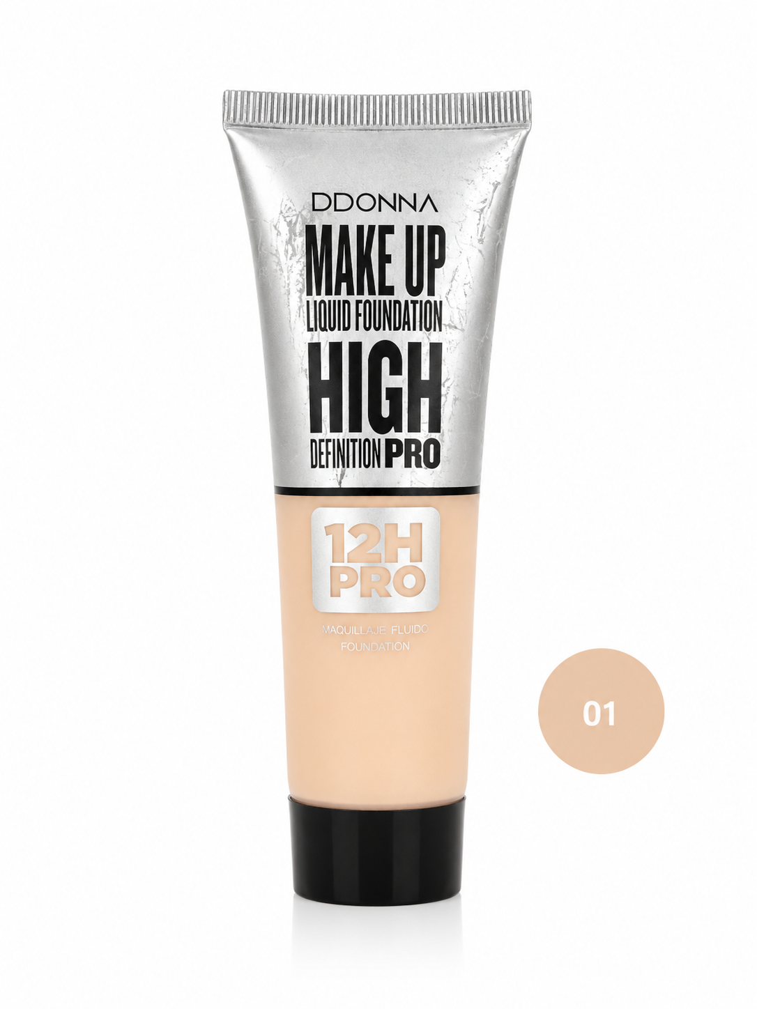 DDONNA High Definition Pro Liquid Foundation – 12H Pro 01