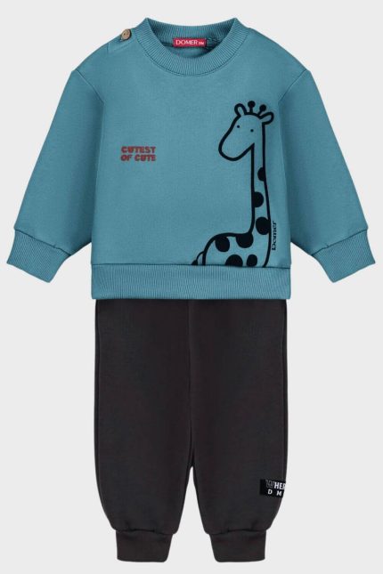 DOMER Σετ φόρμας αγόρι πετρόλ