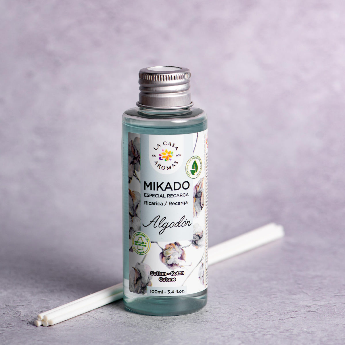 Αρωματικό χώρου με sticks Βαμβάκι 100ml