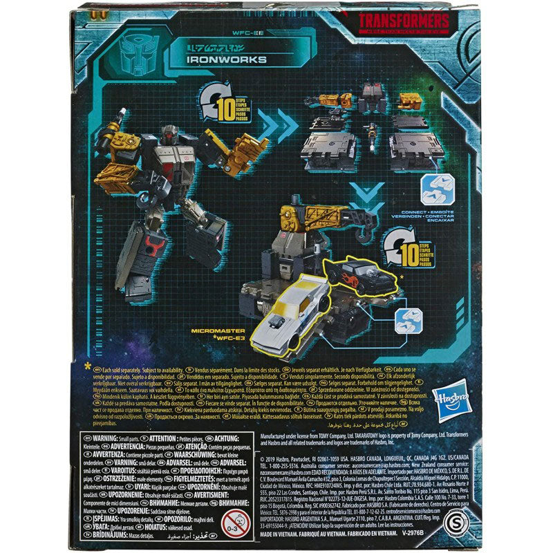 Hasbro Transformers Toys Generations War For Cybertron: Earthrise Deluxe WFC-E8 Ironworks E7157