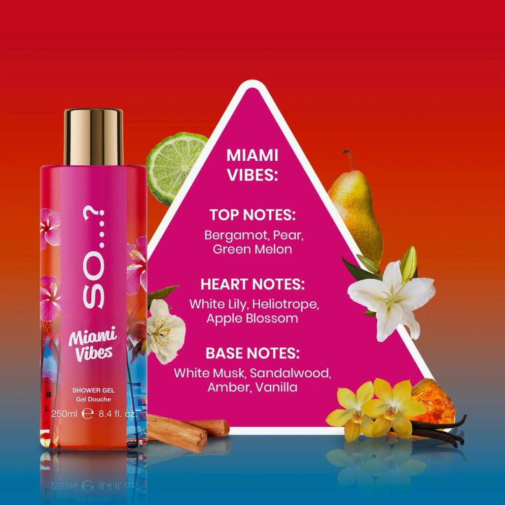 Escapes Shower Gel -Miami Vibes- 250ml | So...?