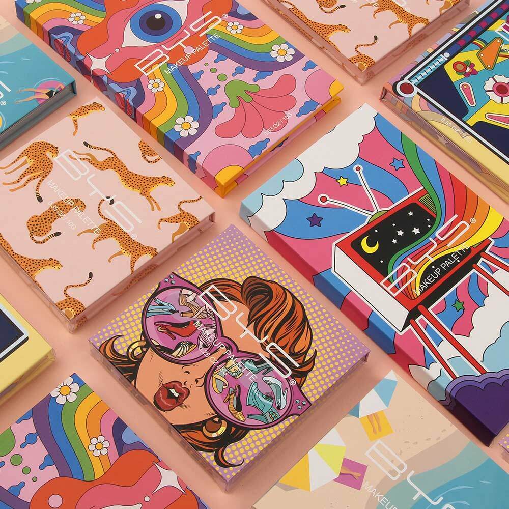 Graphic Makeup Palette x9 Fards Comics | BYS