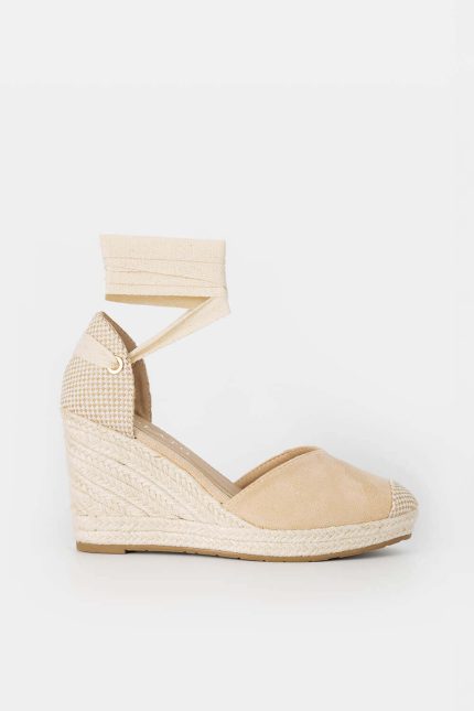 Εσπαντρίγια Serena suede nude