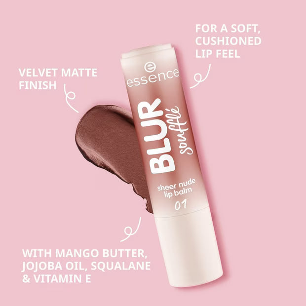 Blur Soufflé Matte Sheer Nude Lip Balm | Essence