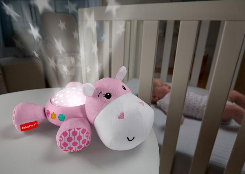 Fisher-Price Μουσικός Προβολέας Ιπποπόταμος – Ροζ FGG89