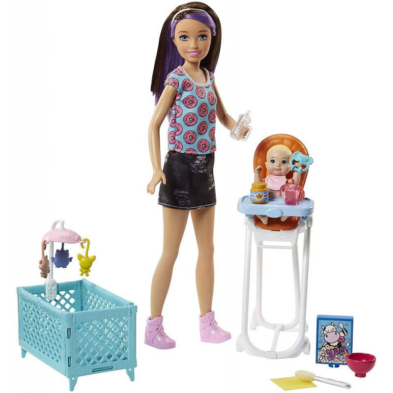 Mattel Barbie Σκίπερ Babysitter – Μια Μέρα Με Το Μωρό FHY98