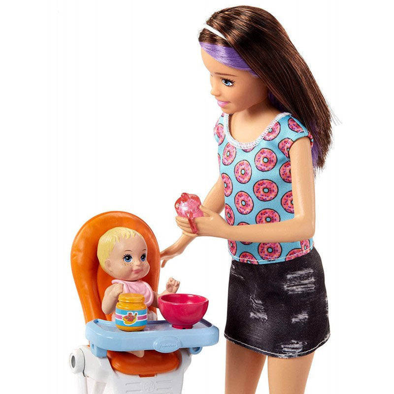 Mattel Barbie Σκίπερ Babysitter – Μια Μέρα Με Το Μωρό FHY98