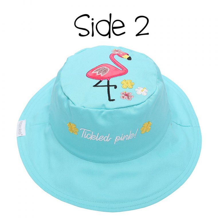 FlapJackKids Καπέλο Διπλής Όψης UPF 50+ – Φλαμίνγκο/Ανανάς (Cotton) FJKSH510