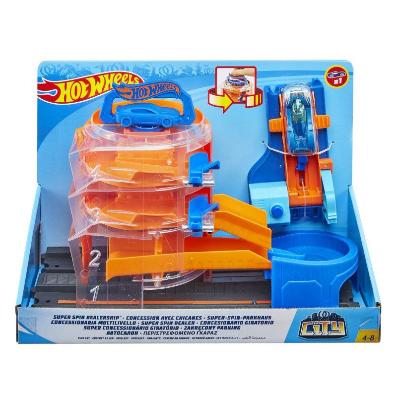 Mattel Hot Wheels City Περιστρεφόμενο Γκαράζ Σετ Παιχνιδιού FNB15 / GBF95