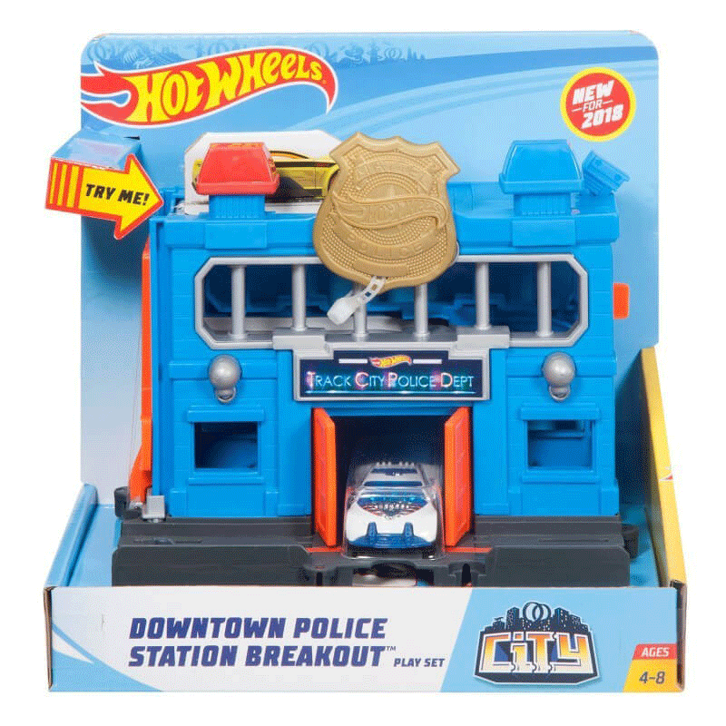 Mattel Hot Wheels City Βασικές Πίστες: Downtown Police Station Breakout FRH28 / FRH33