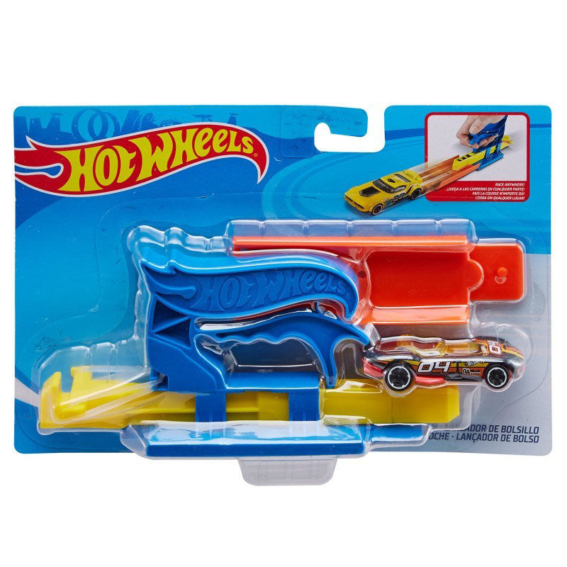 Mattel Hot Wheels Εκτοξευτης Μπλε Με Αυτοκινητάκι FVM08