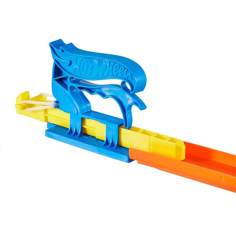 Mattel Hot Wheels Εκτοξευτης Μπλε Με Αυτοκινητάκι FVM08