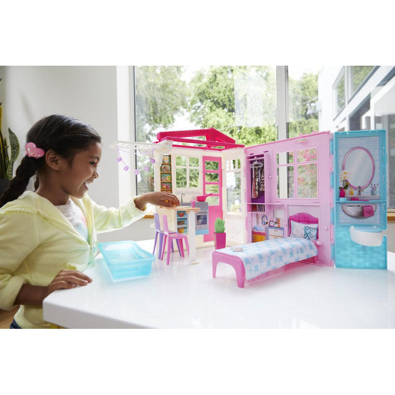 Mattel Barbie Νέο Σπιτάκι – Βαλιτσάκι FXG54