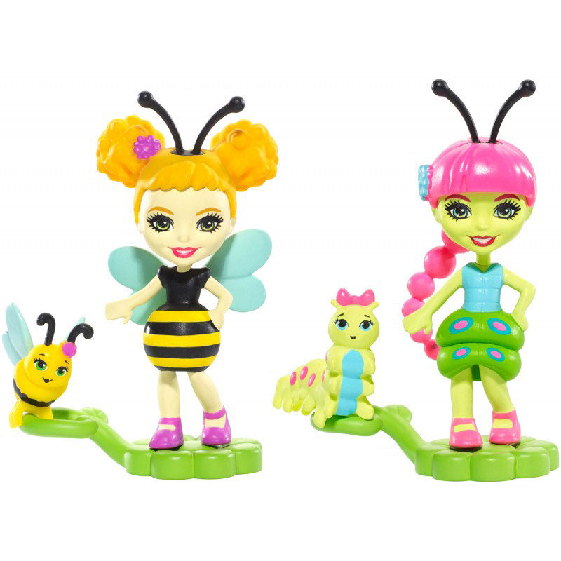 Mattel Enchantimals Ζουζουνάκια Φιλαράκια – Cay Caterpiller Και Beetrice Bee FXM86 / FXM88